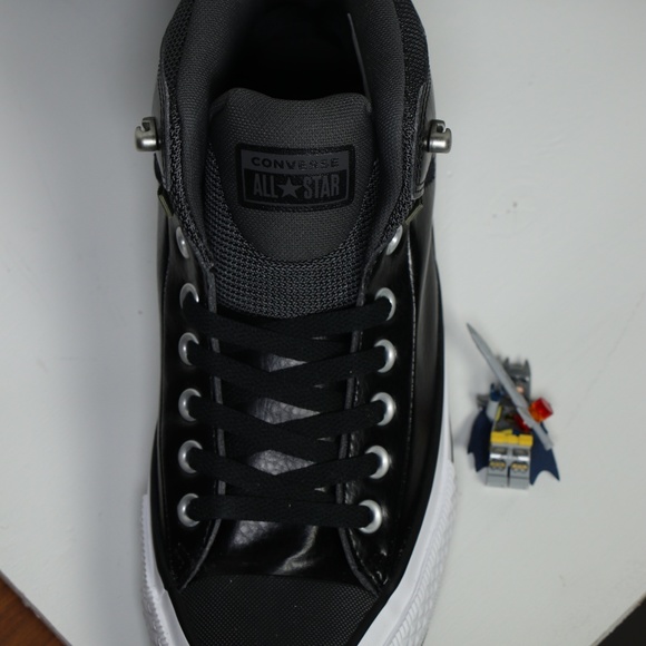 Converse Black Leather All Star Insulation Boots - Picture 2 of 7